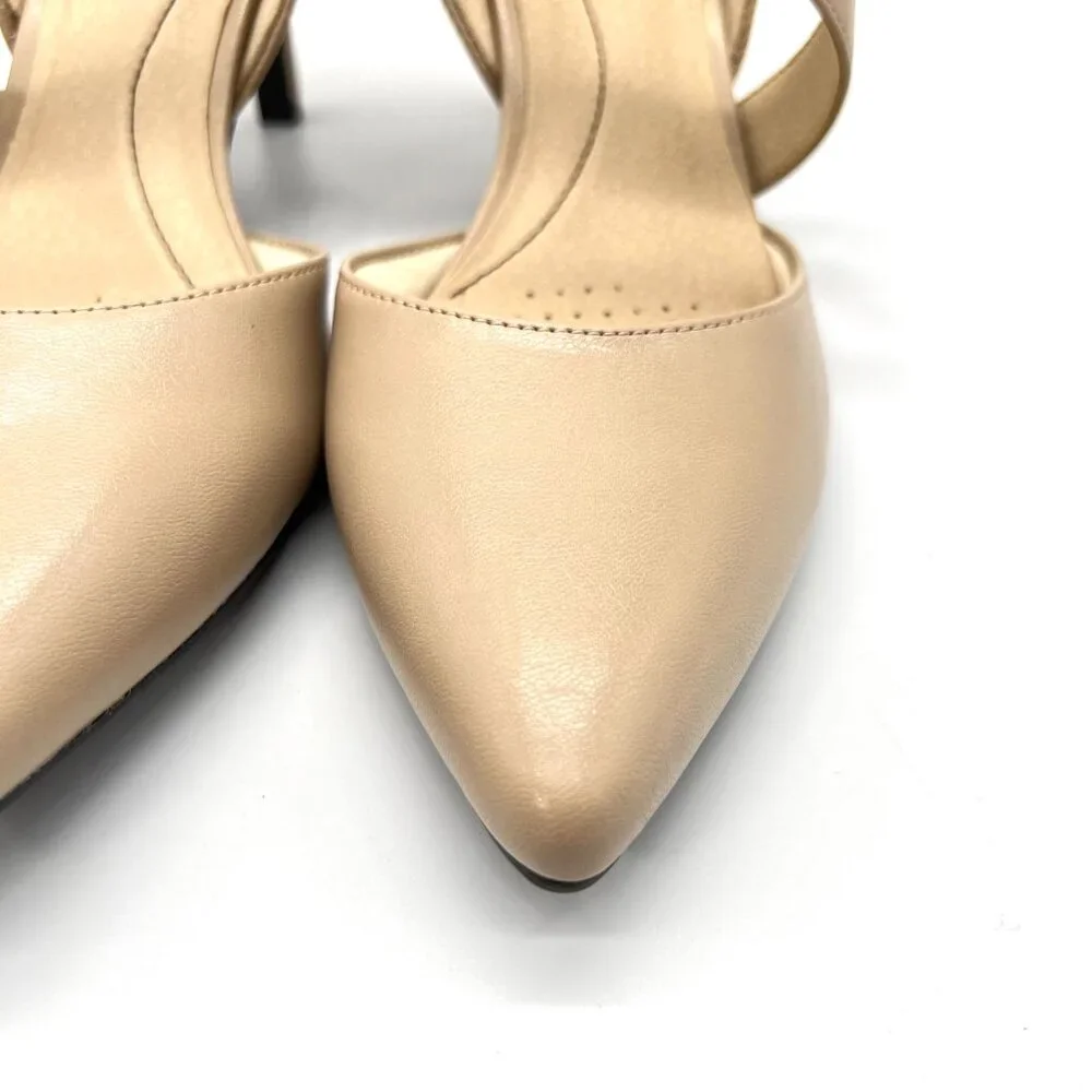 Lifestride Womens Size 8.5 8.5M Suki Beige Nude Tan Neutral Pumps Heels Shoes‎
